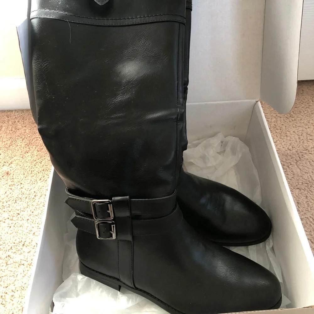 Black‎ riding boots size 9 - brand new